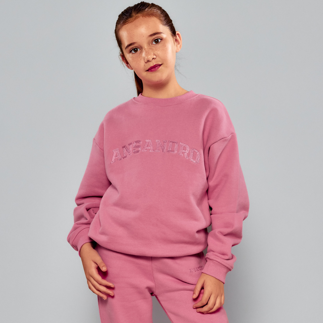 Ansandro Girls Pink Tracksuit