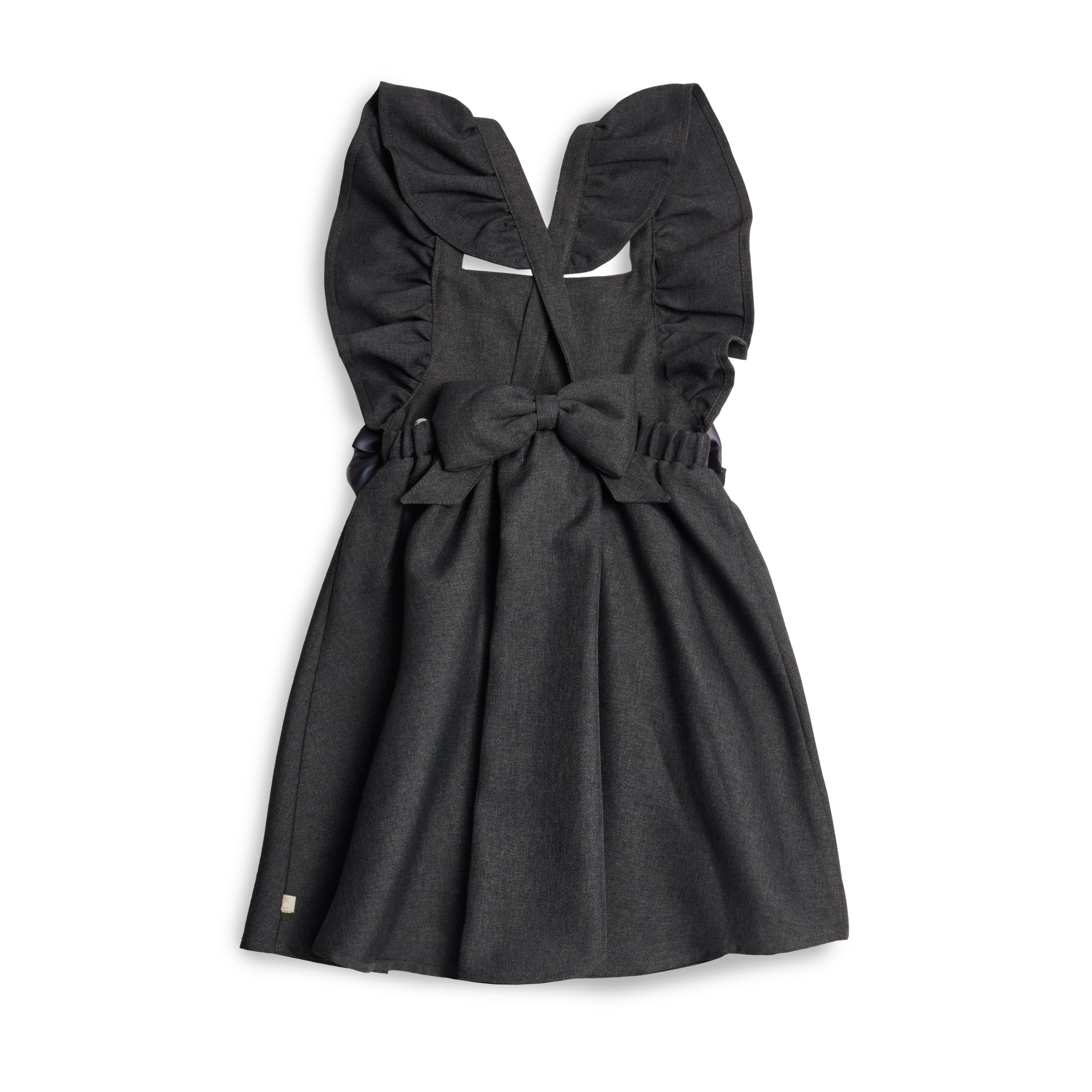 Caramelo Kids Girls Grey Pinafore