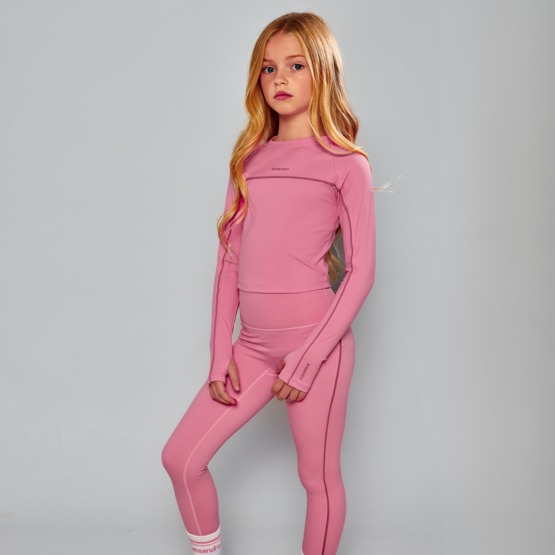 Ansandro Girls Pink Legging Set
