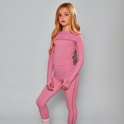 Ansandro Girls Pink Legging Set