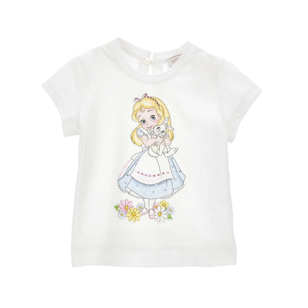 Monnalisa Baby Girls White Cinderella T-Shirt