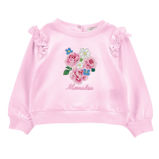 Girls Pink Fairytale Sweater