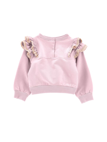 Monnalisa Girls Pink Fairytale Sweater