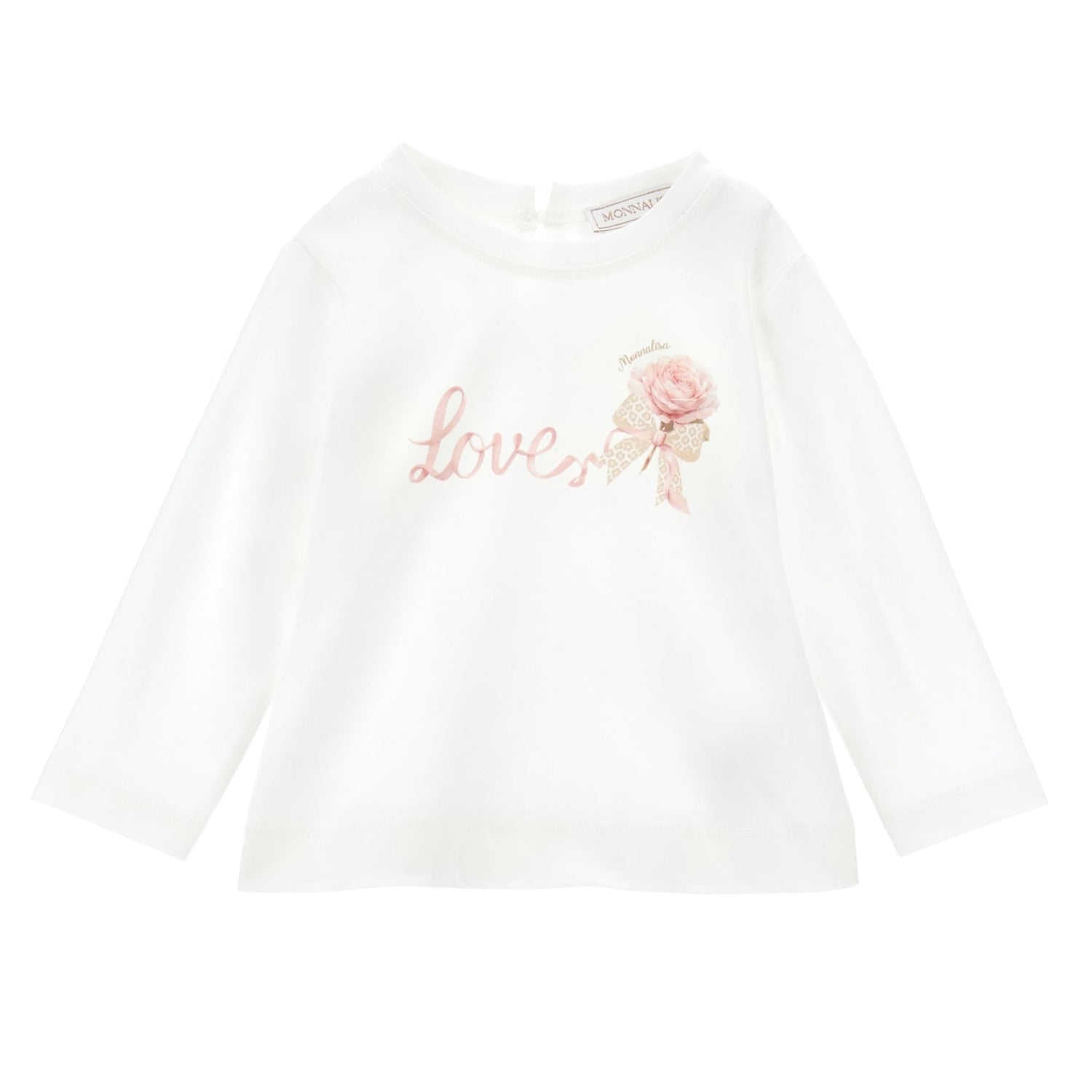 Monnalisa Girls Cream T-Shirt