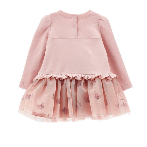 Monnalisa Girls Light Pink Dress