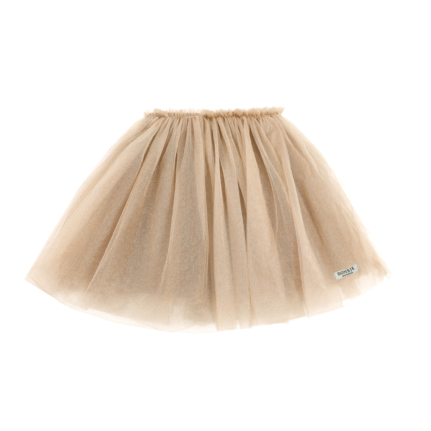 Donsje Girls Cream Metallic Pien Skirt