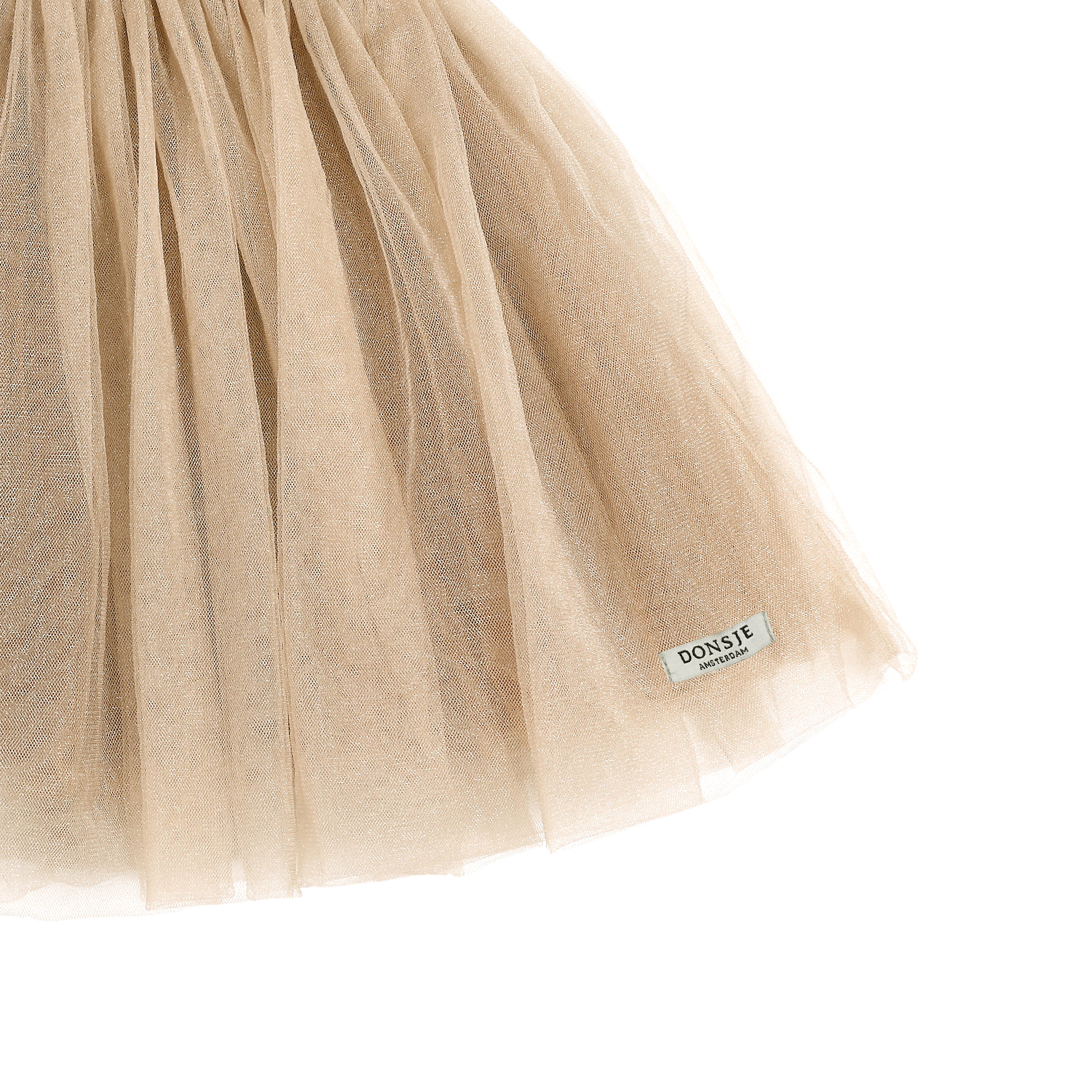 Donsje Girls Soft Powder Metallic Pien Skirt