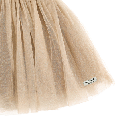 Donsje Girls Soft Powder Metallic Pien Skirt