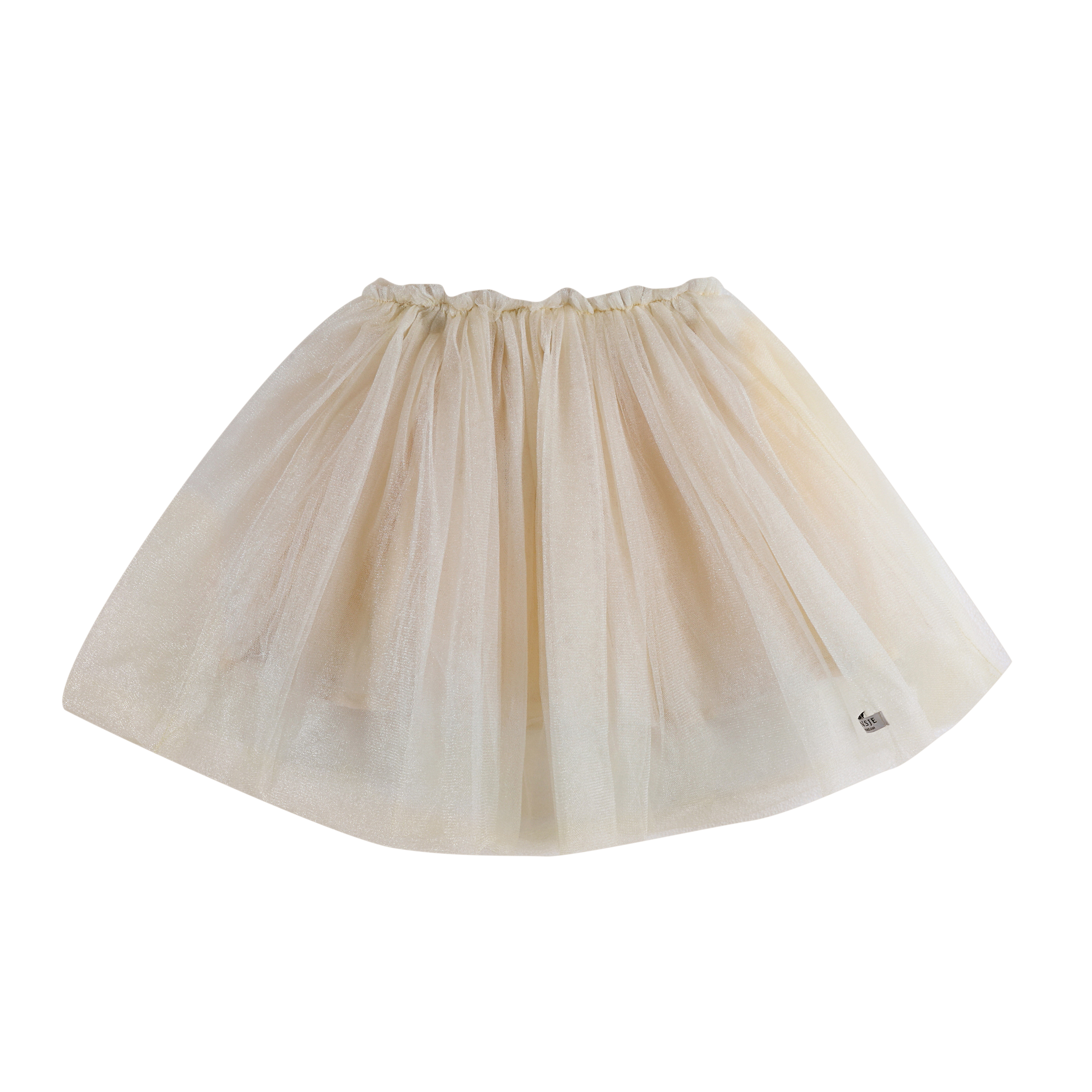 Donsje Girls Off White Metallic Pien Skirt