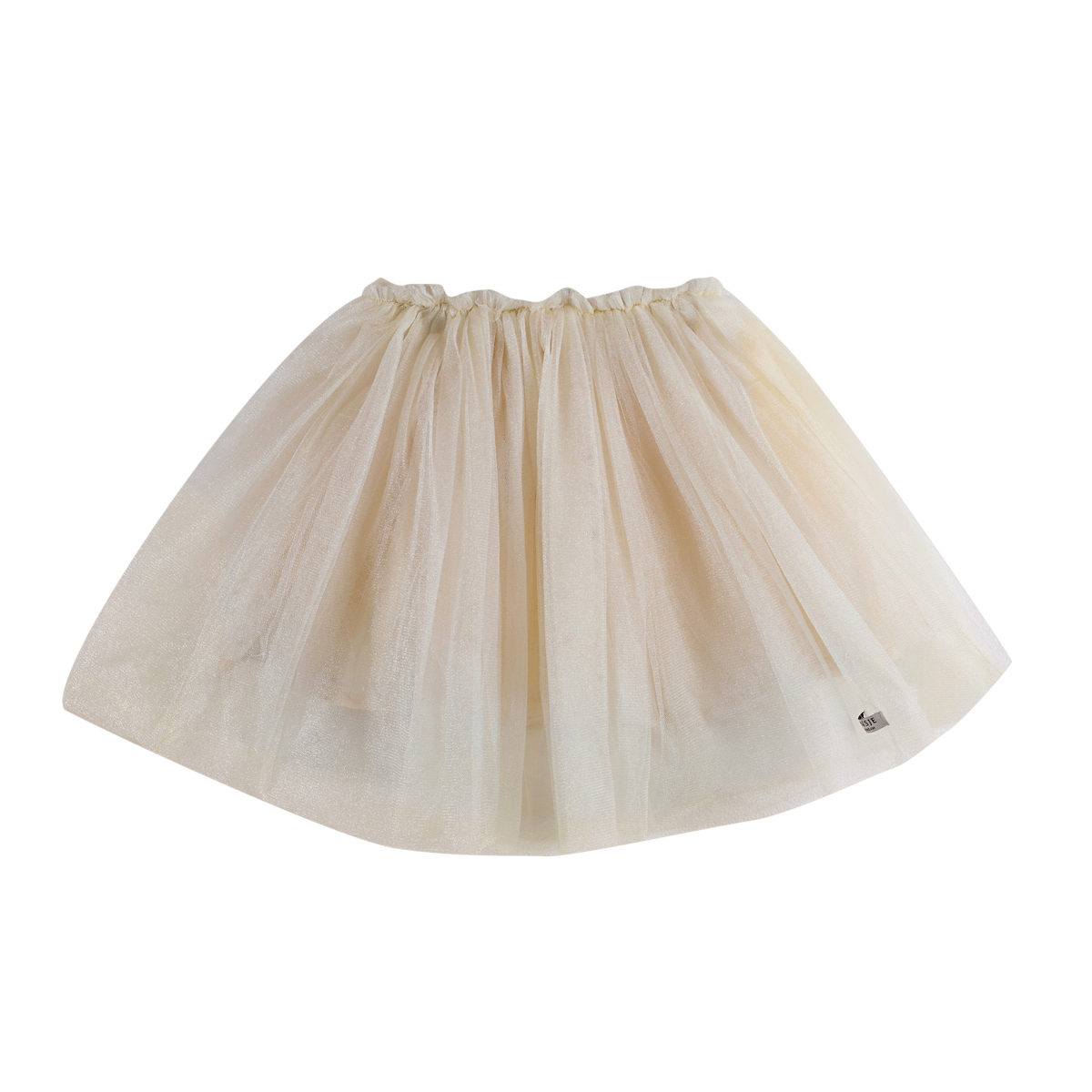 Donsje Girls Off White Metallic Pien Skirt