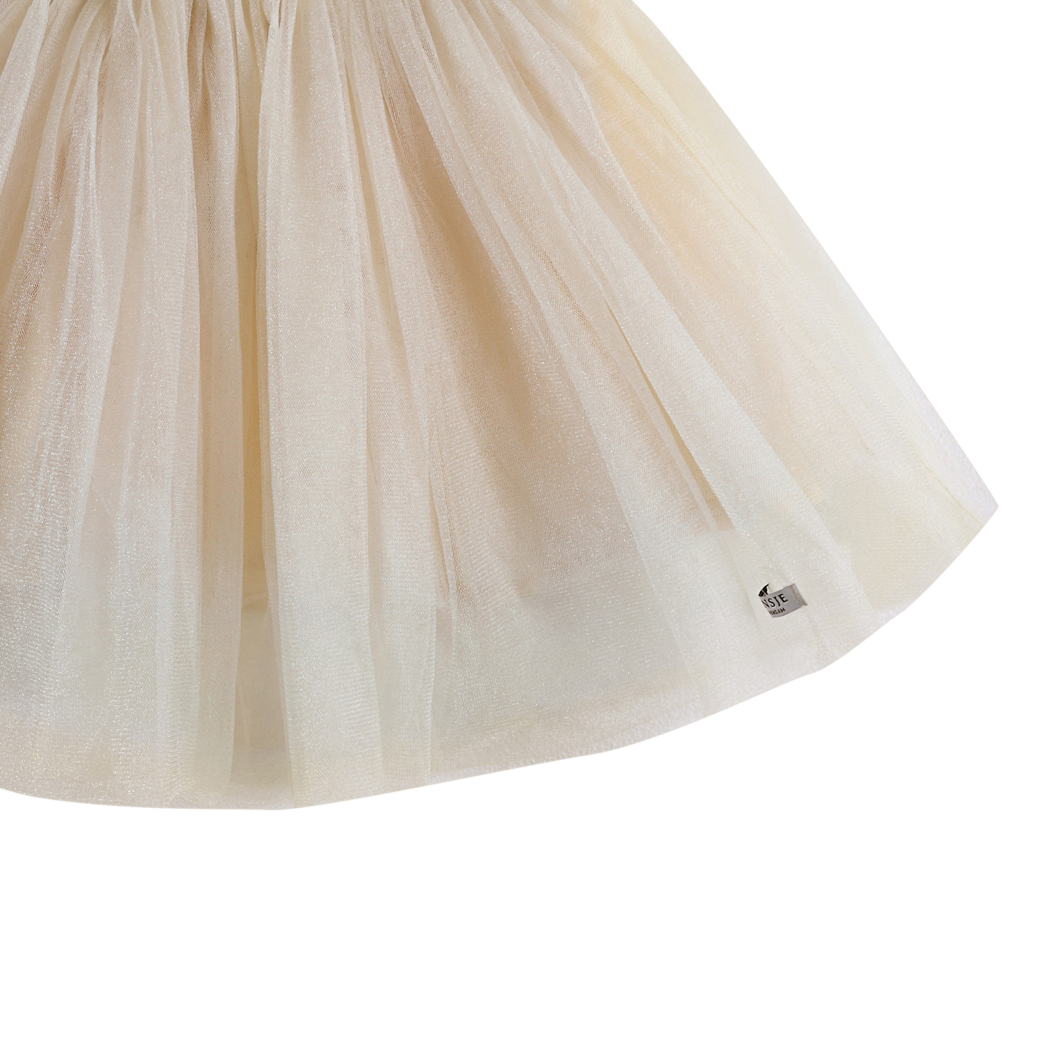 Donsje Girls Cream Tulle Skirt