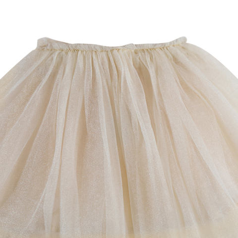 Donsje Girls Cream Tulle Skirt