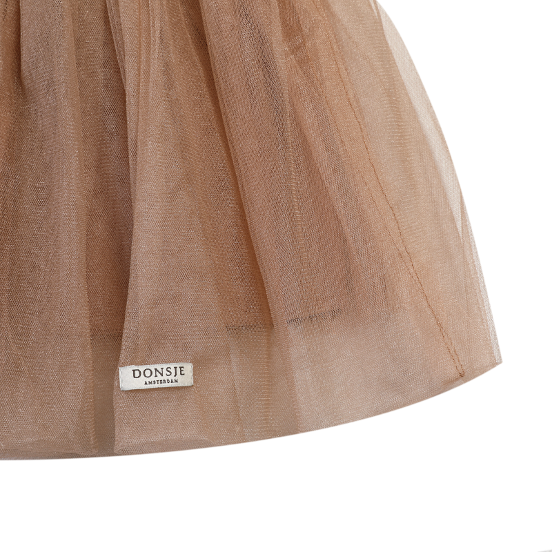 Donsje Girls Pink Metallic Pien Skirt