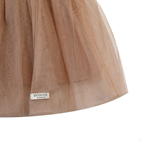 Donsje Girls Pink Metallic Pien Skirt