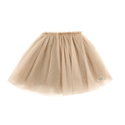 Donsje Girls Soft Powder Metallic Pien Skirt