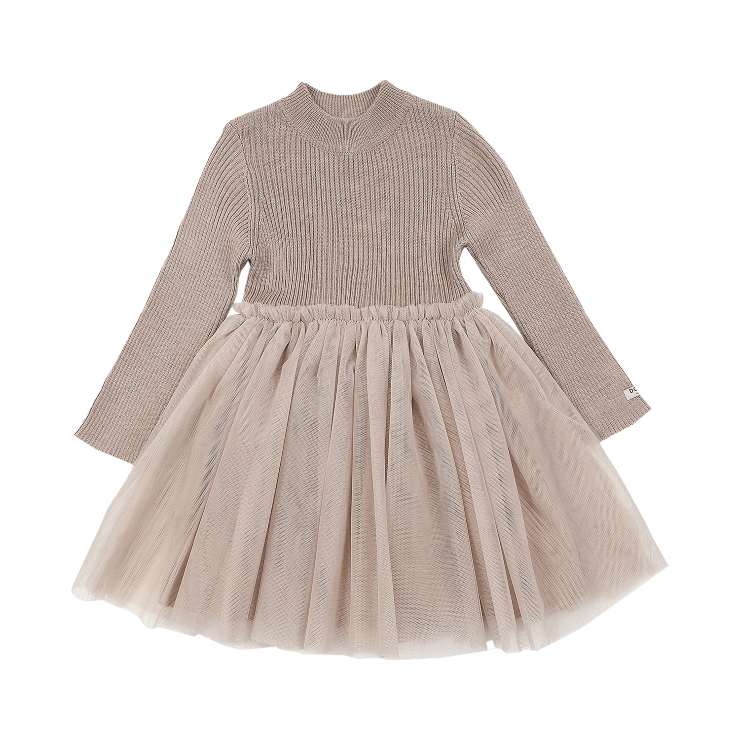 Donsje Girls Rose Grey Lotus Dress