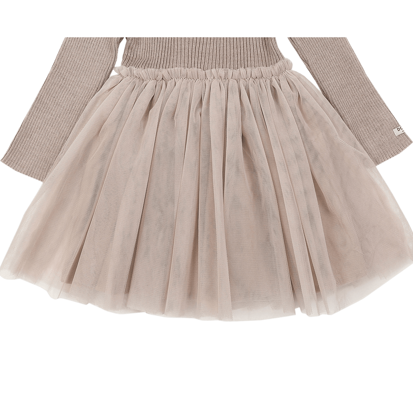 Donsje Girls Rose Grey Lotus Dress