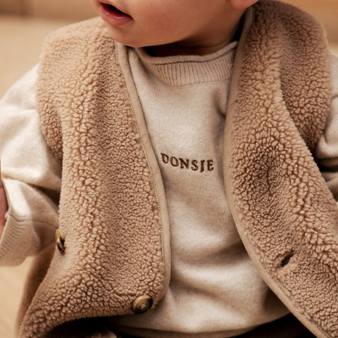 Donsje Unisex Hazelnut Monty Gilet
