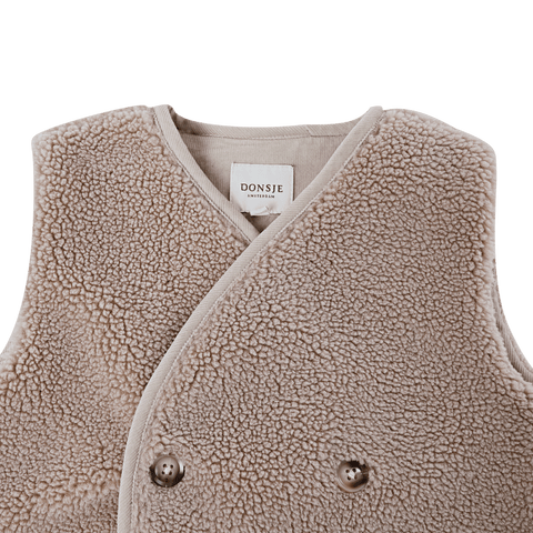 Donsje Unisex Hazelnut Monty Gilet