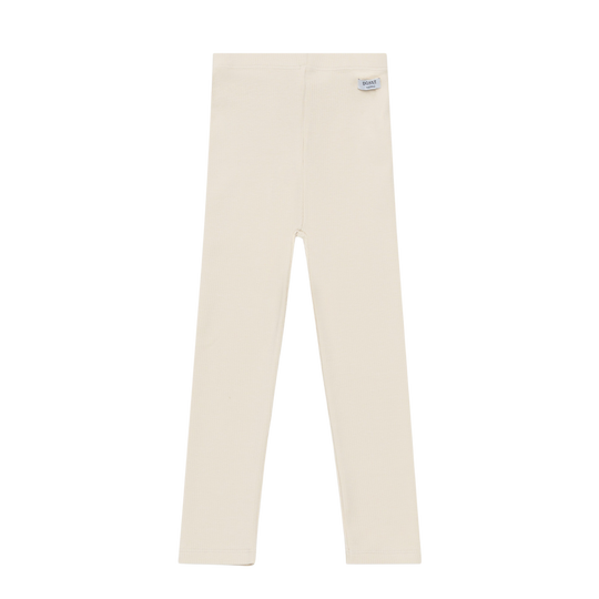 Girls Cream Leggings