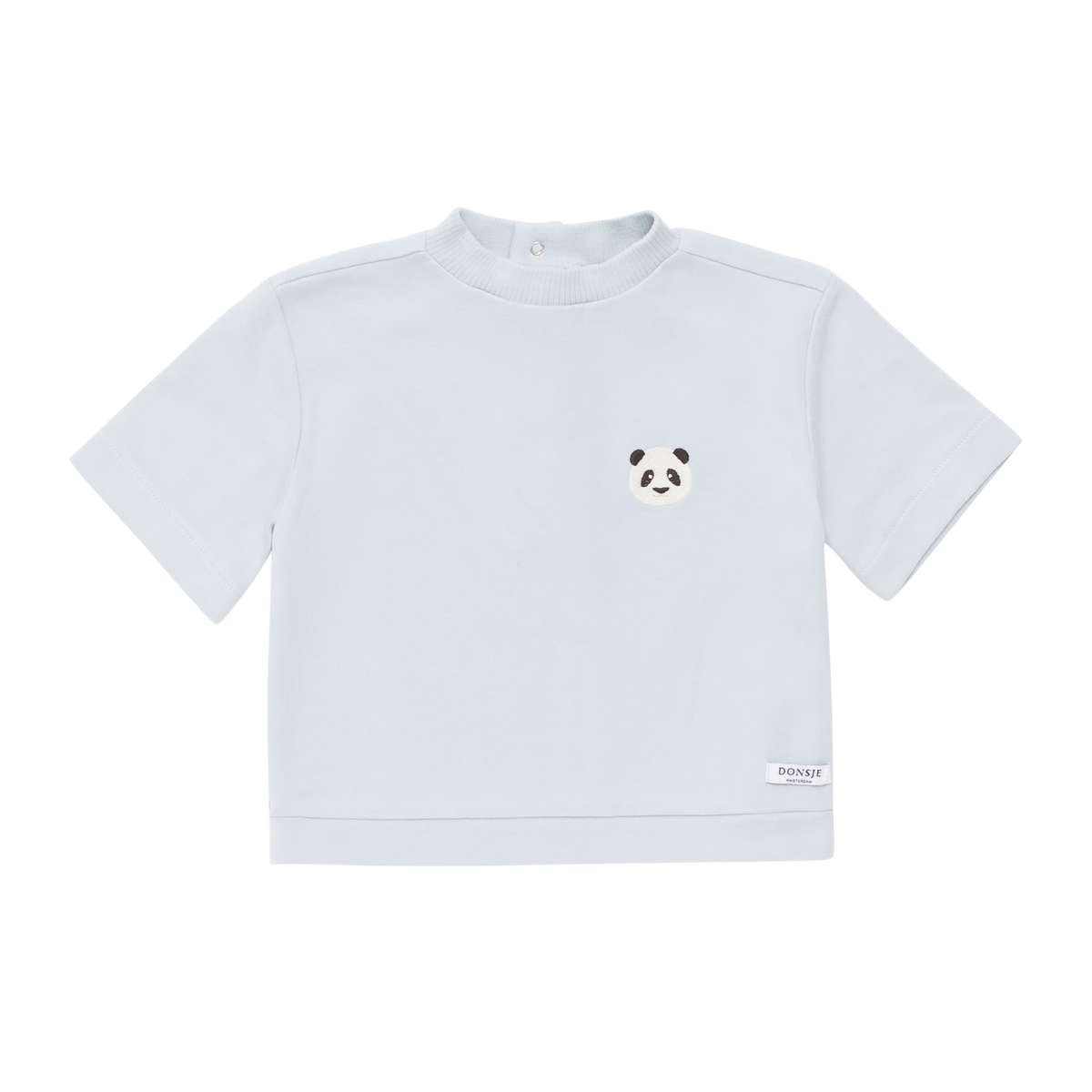 Donsje Boys Pale Bue Panda T-Shirt