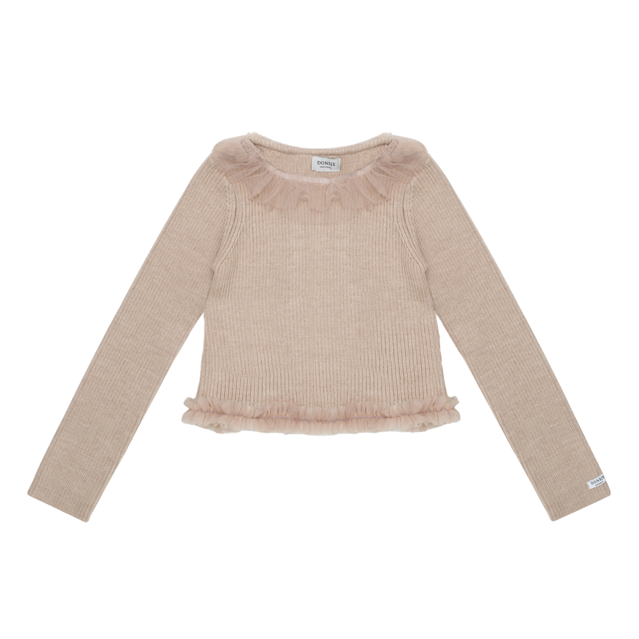 Donsje Girls Lavender Brown Sjami Top