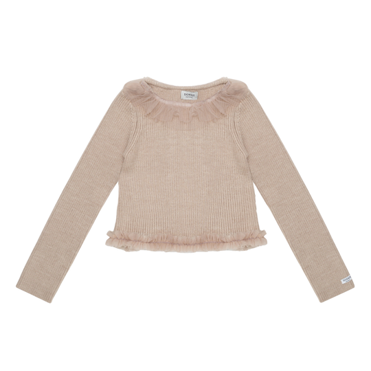 Girls Lavender Brown Sjami Top