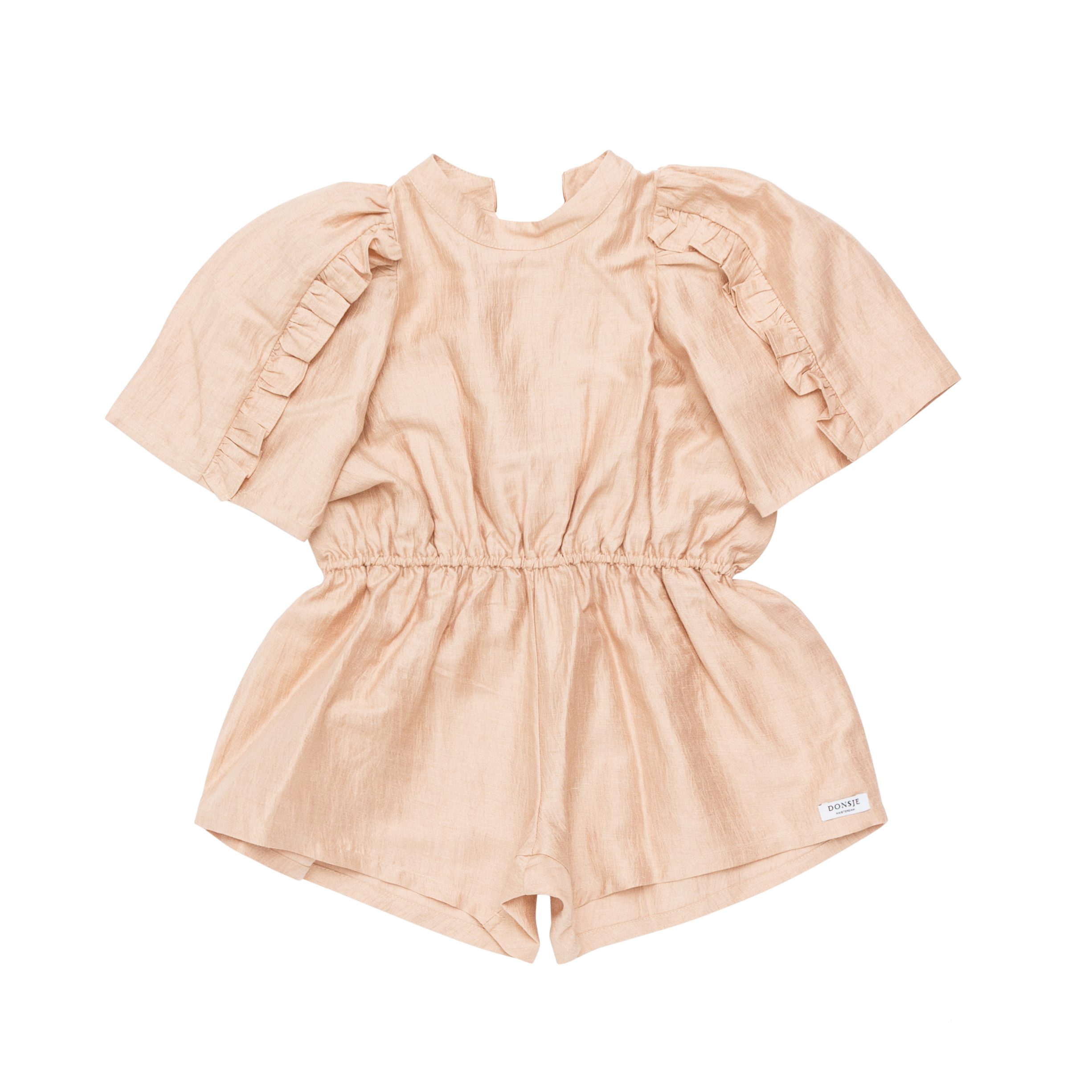 Donsje Girls Pale Pink Short Playsuit