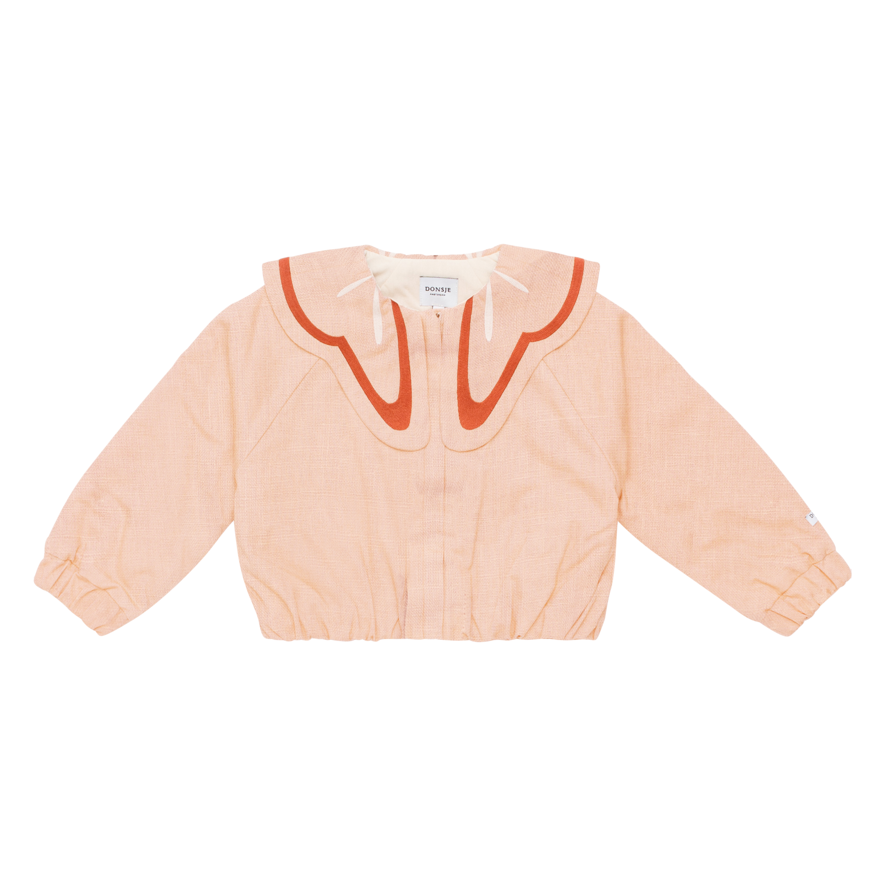 Donsje Girls Pink Linen Jacket