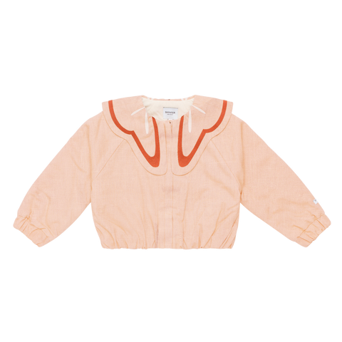 Donsje Girls Pink Linen Jacket