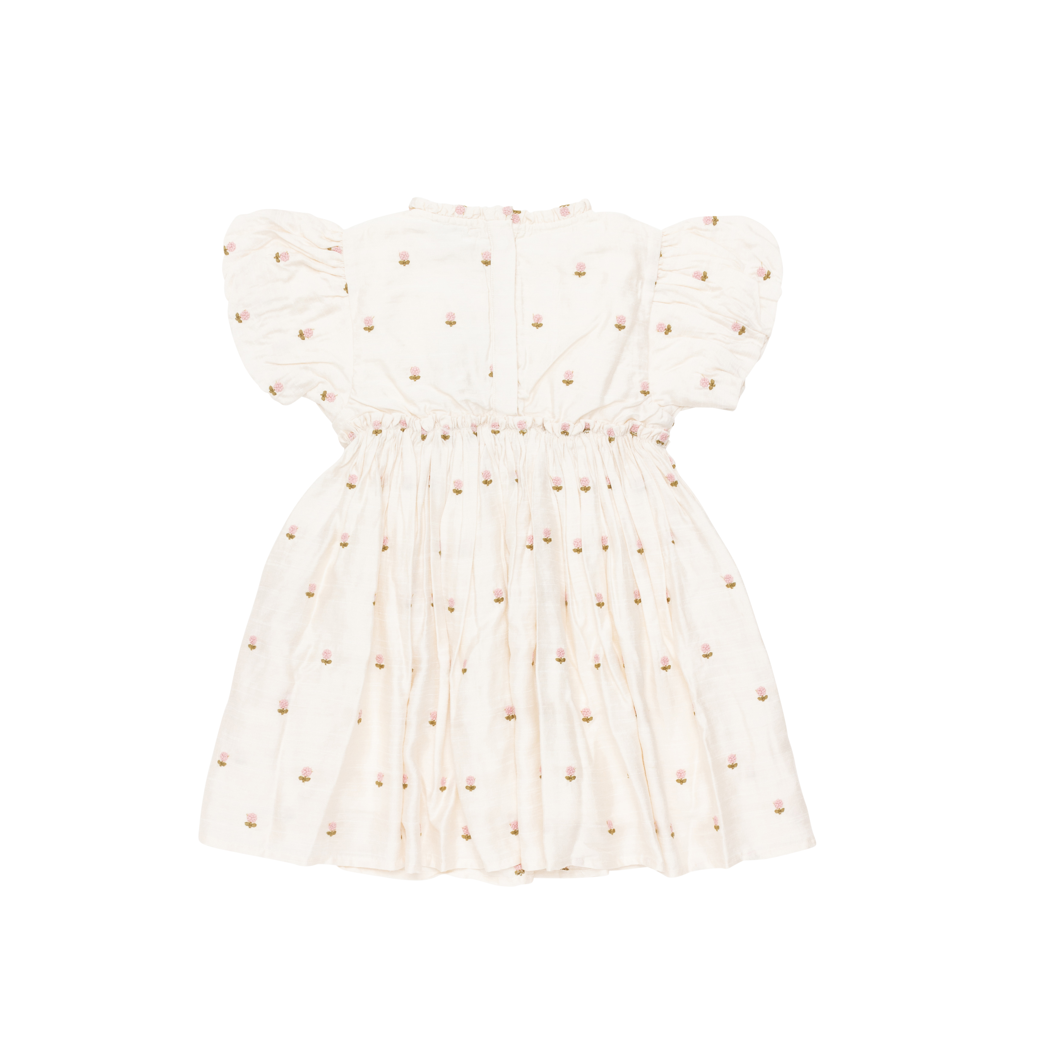 Donsje Girls Cream Rose Dress