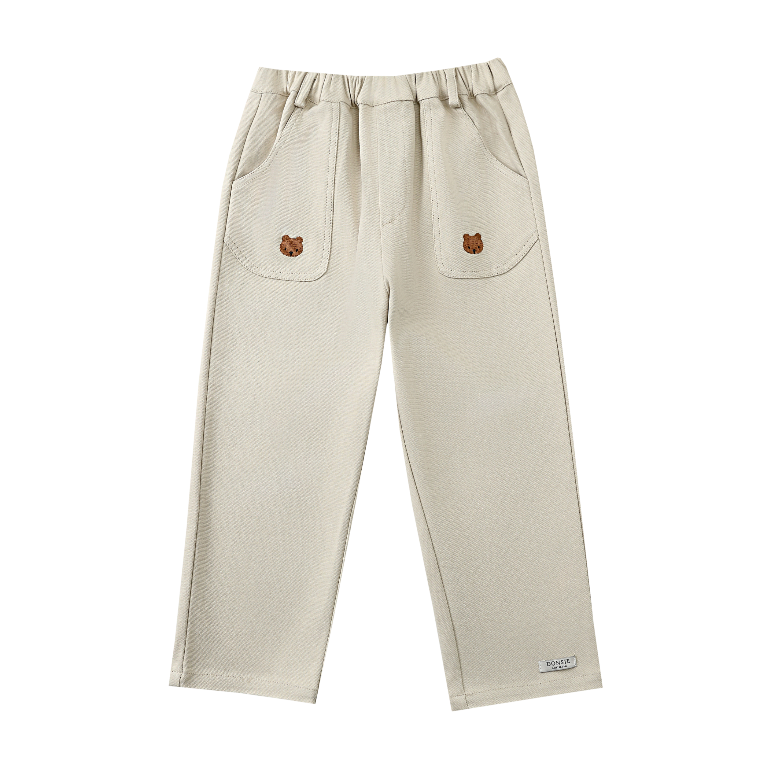 Donsje Boys Cream Bear Trousers