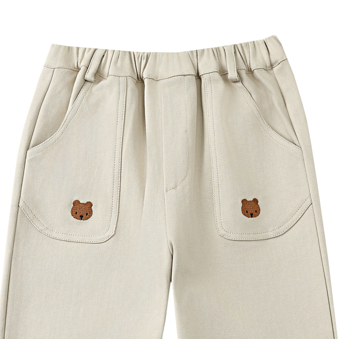 Donsje Boys Cream Bear Trousers