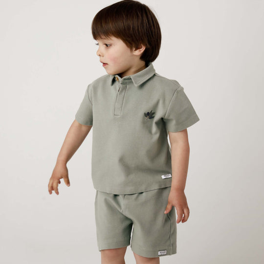 Boys Green Polo