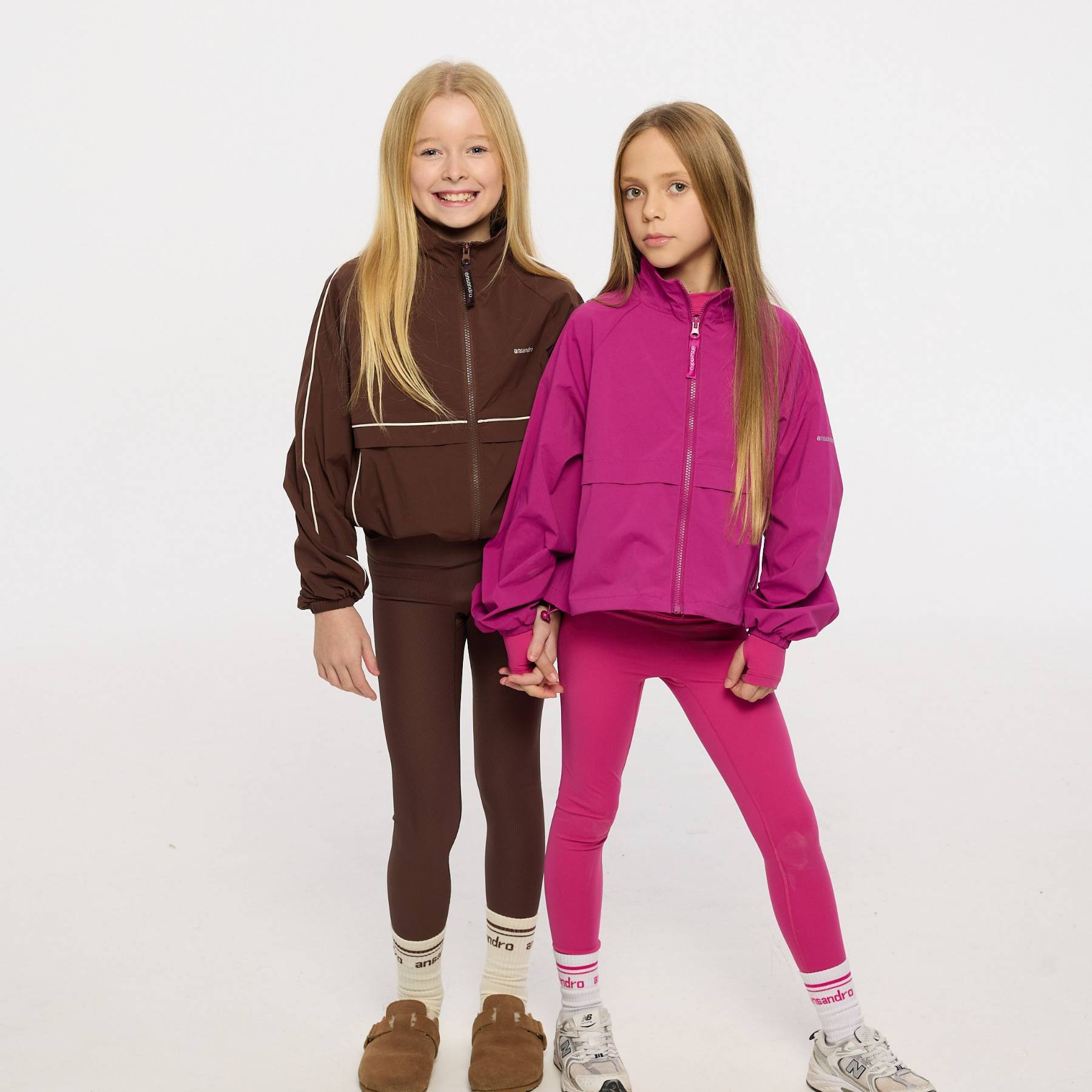 Ansandro Girls Berry Windbreaker