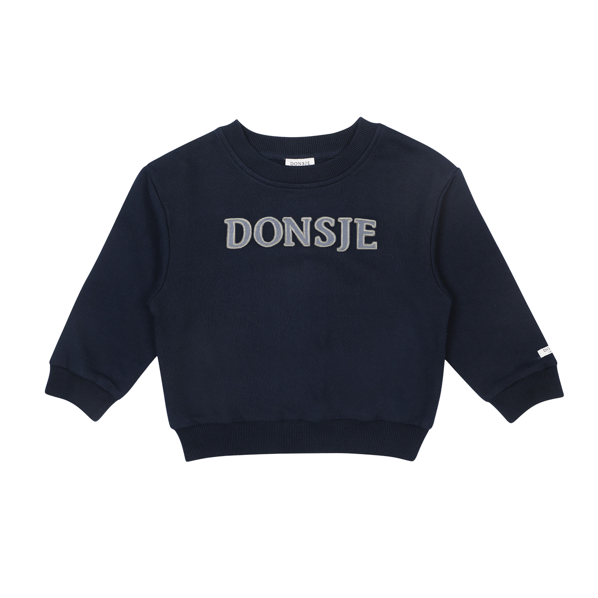 Donsje Boys Navy Logo Sweater