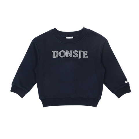 Donsje Boys Navy Logo Sweater