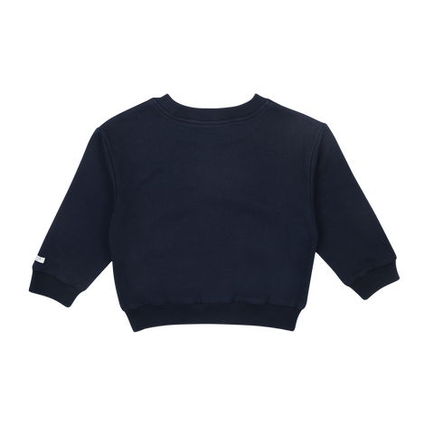 Donsje Boys Navy Logo Sweater