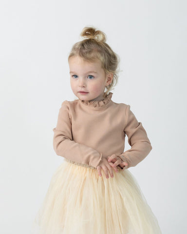 Girls Rose Mocha Milah Legging Set