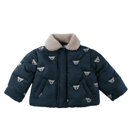 Donsje Boys Navy Marine Florus Koala Jacket