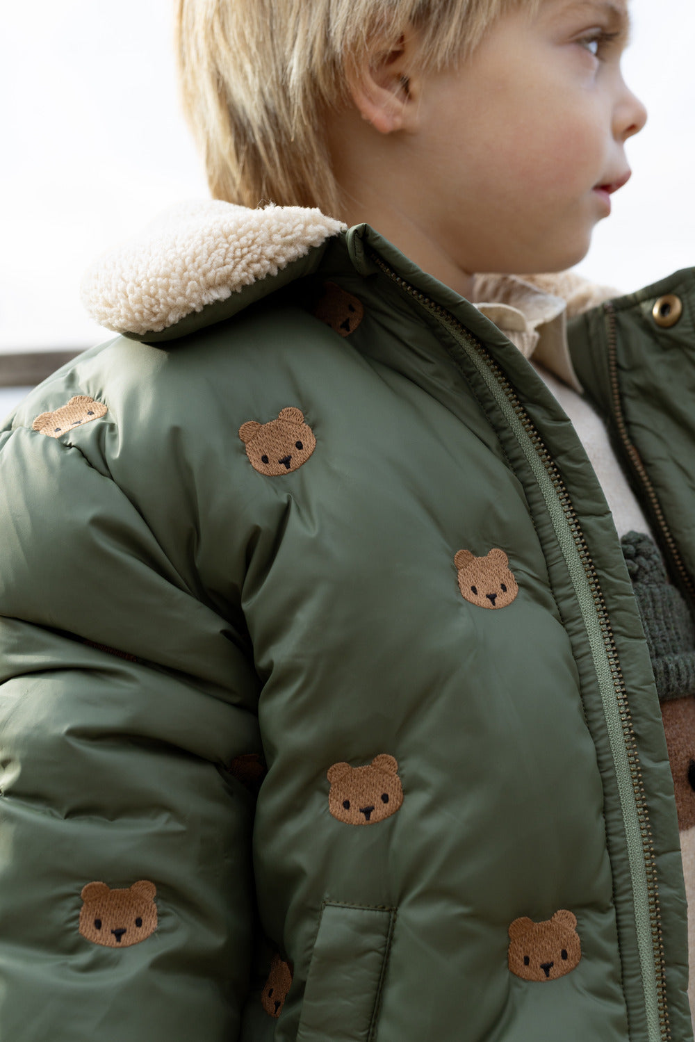 Donsje Boys Thyme Florus Bear Jacket