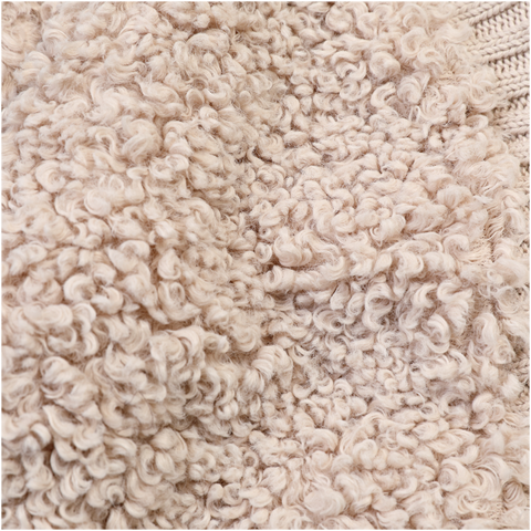 Donsje Unisex Taupe Teddy Olaan Cardigan