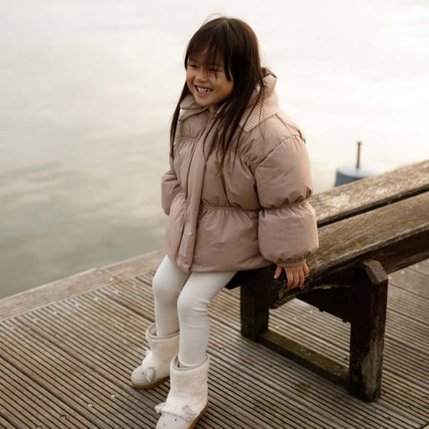 Donsje Girls Dusky Pink Suzan Jacket