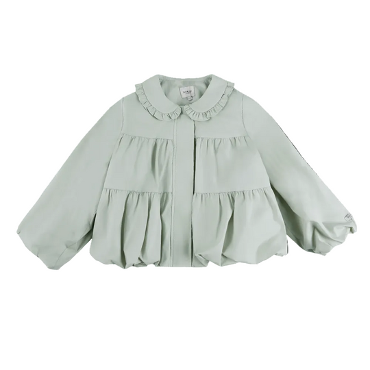 Girls Oyster Grey Jacket