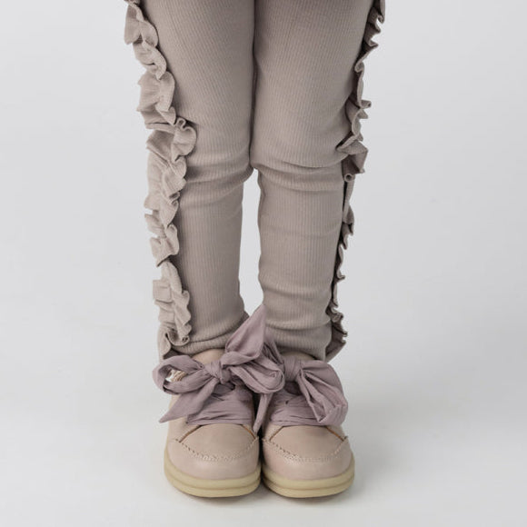 Donsje Girls Grey Violet Audun Leggings