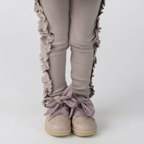 Donsje Girls Grey Violet Audun Leggings