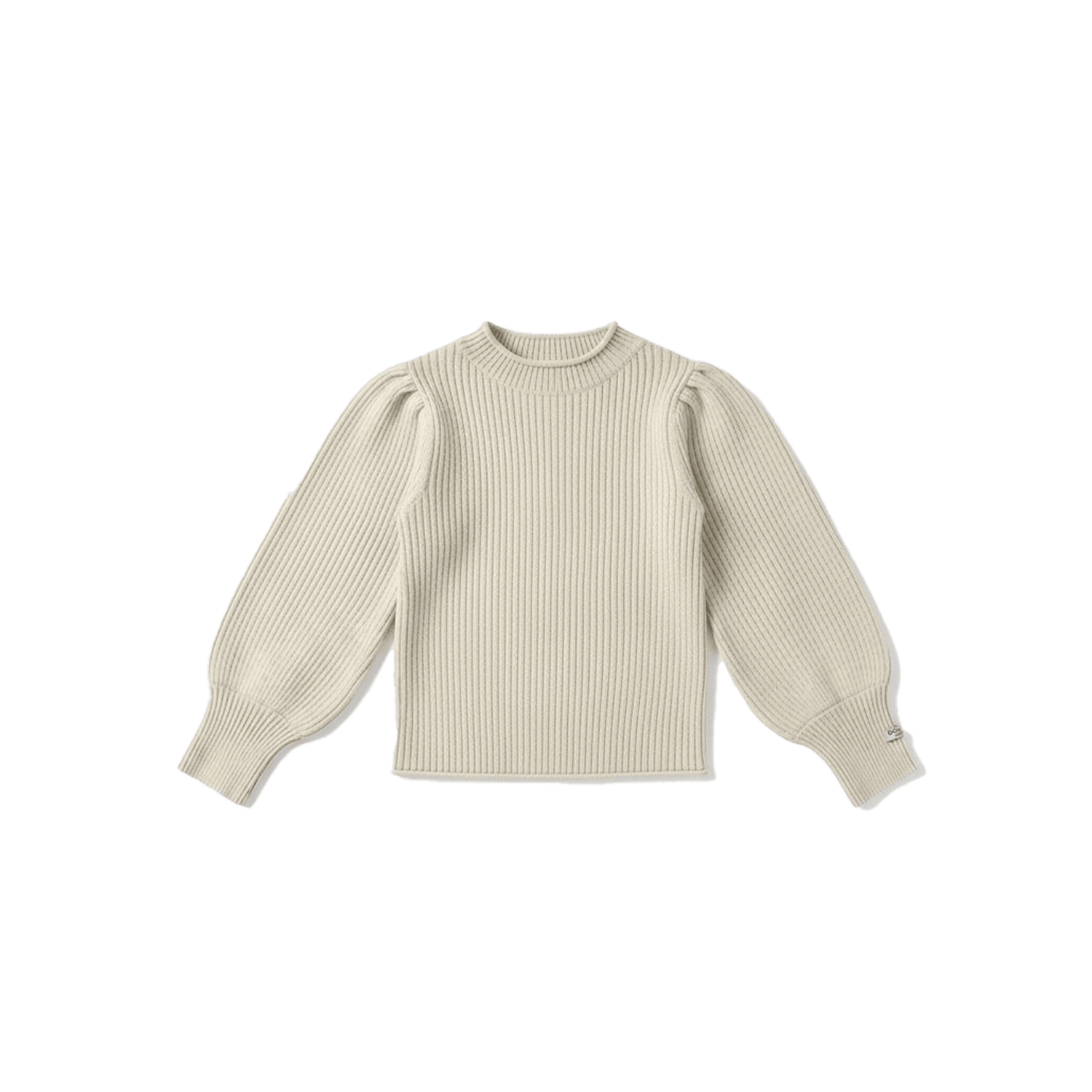 Donsje Girls Warm White Melange Ada Sweater