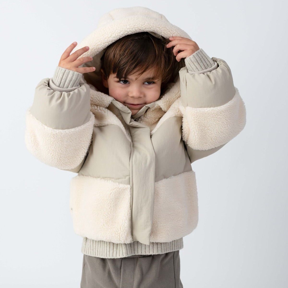 Donsje Boys Soft Grey Damian Jacket