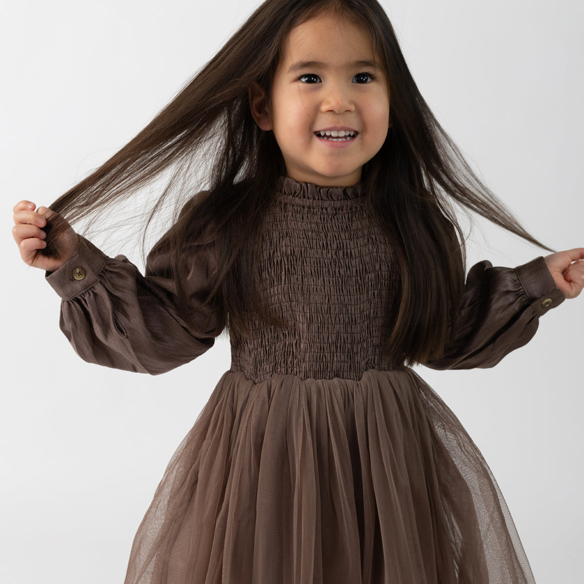 Donsje Girls Purple Mauve Janice Dress