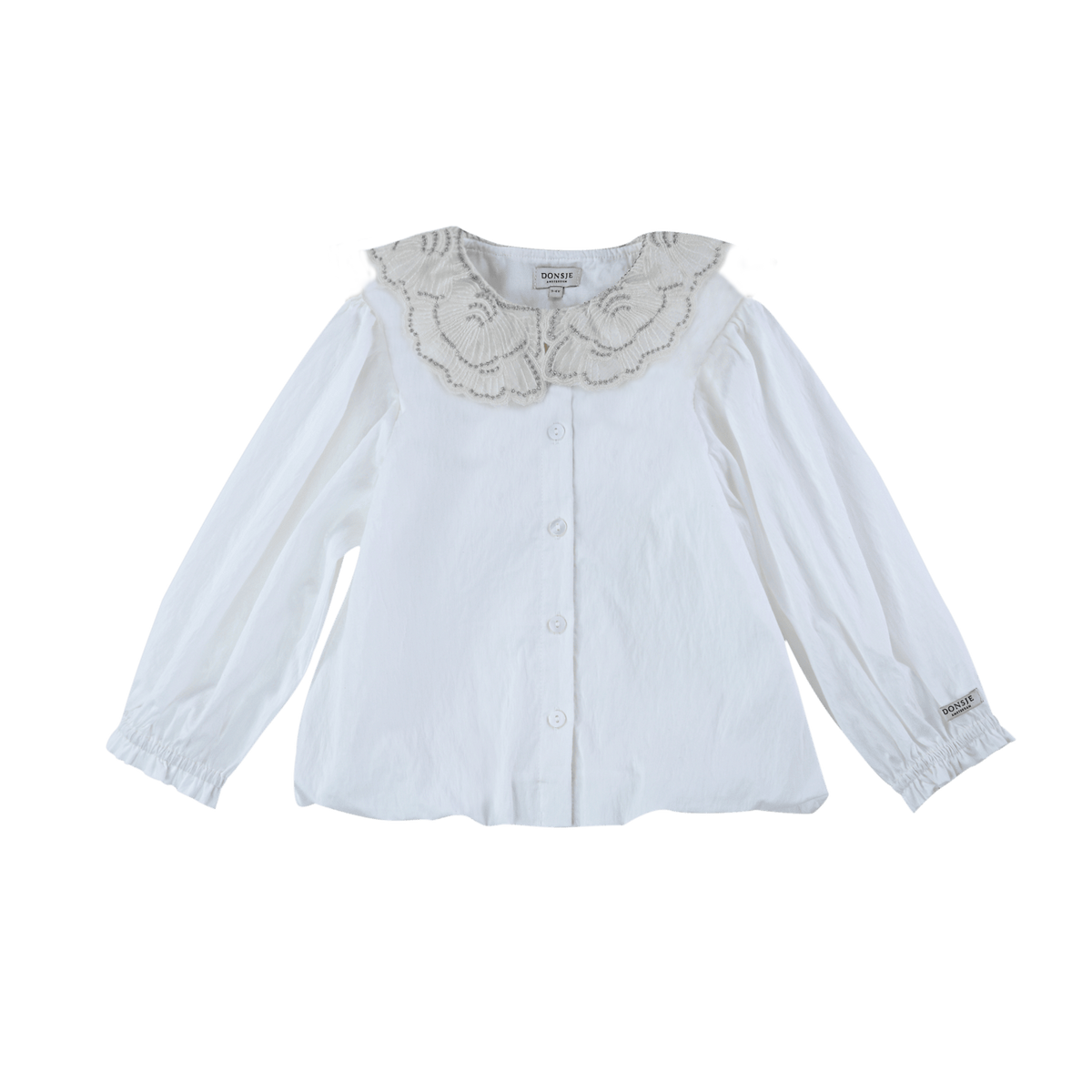 Girls Crispy White Kieke Blouse